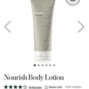 Shaklee Nourish Body Lotion